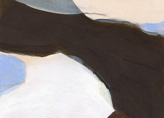 Mixed media painting. Hand painted image for creative design of posters, cards, invitations, wallpapers, banners, websites, prints. Modern piece of art. Trendy artistic style. Abstraction.