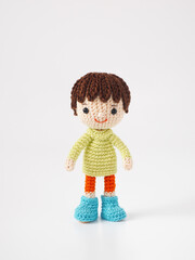 かわいいいアミグルミ人形