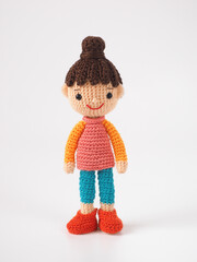 かわいいいアミグルミ人形