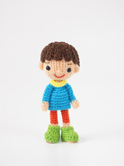 かわいいいアミグルミ人形