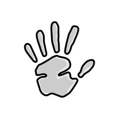 Hand Print Icon