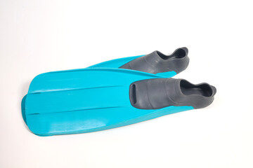 Blue scuba Fins