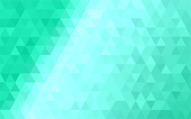 Fototapeta na wymiar Green polygonal mosaic background, Vector illustration, Used for presentation, information, technology, website, poster, business, work.