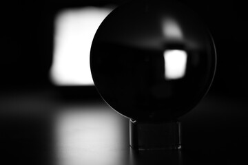Lensball bei nacht