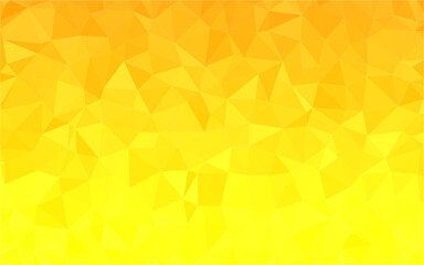 Orange polygonal mosaic background, Vector illustration, Used for presentation, website, poster, business, work.