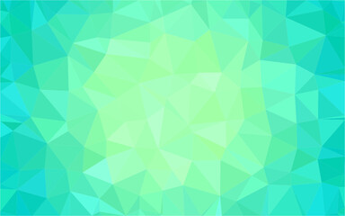 Green polygonal mosaic background, Vector illustration, Used for presentation, information, technology, website, poster, business, work.
