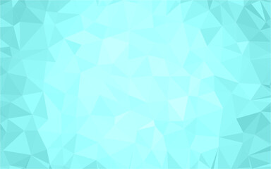 blue polygonal mosaic background, Vector illustration, Used for presentation, information, technology, website, poster, business, work.