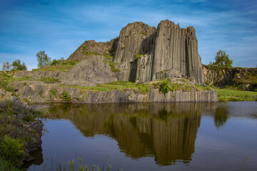 former mine, today tourist visited rock