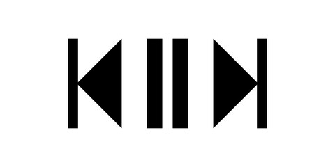 vector illustration of a playback button icon