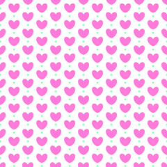seamless pattern with hearts