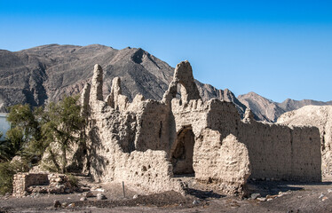 Dank, a settlement in the northern part of the Sultanate of Oman et the skirts of Hajar mountains  