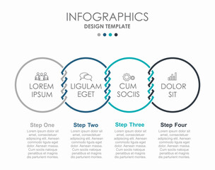 Infographic design template with place for your data. Vector illustration.