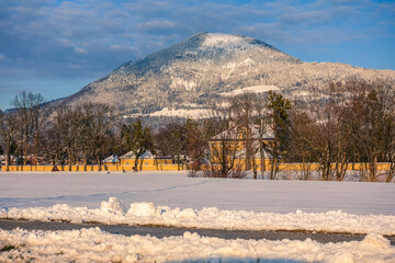 winter in the mountains Gaisberg with Hellbrunner Allee