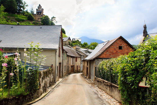 Castillon-en-Couserans village in Midi-Pyrenees in France 