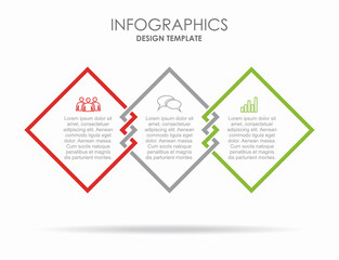 Infographic design template with place for your data. Vector illustration.