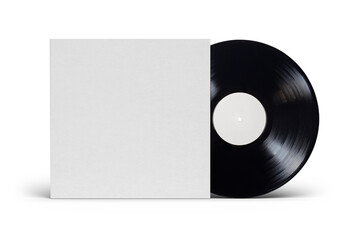 12-inch vinyl LP record in cardboard cover on white background.