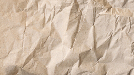 crumpled brown paper. texture or background