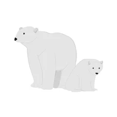 Foto op Canvas Polar Bear Illustration © Kezimaa