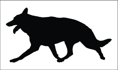 German Shepherd Silhouette