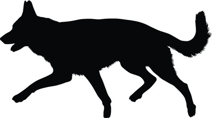 German Shepherd Silhouette