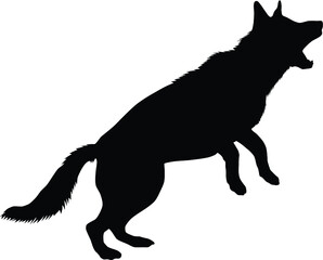 German Shepherd Silhouette