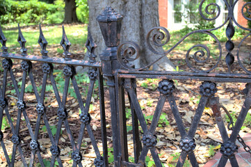 wrought iron gate