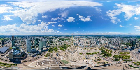 Warszawa - panorama sferyczna
