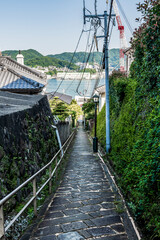 長崎県長崎市　どんどん坂