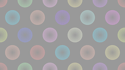 Colorful dot on grey background, Background image.