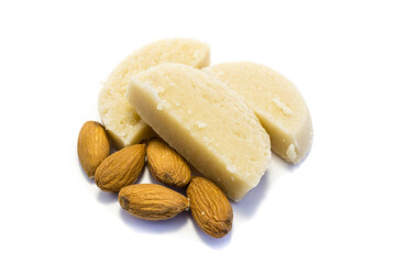 marzipan isolated on white background