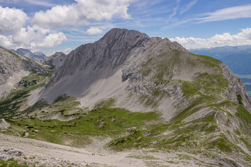 mountains with clouds in Innsbruck