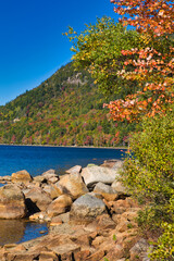 Jordan Pond in Acadia National Park, Maine