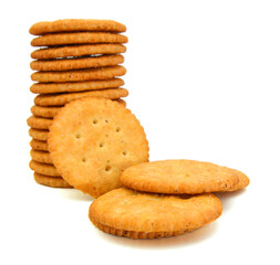 cracker isolated on white background