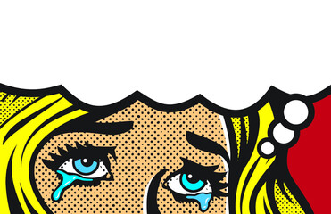Pop art woman © Cecil
