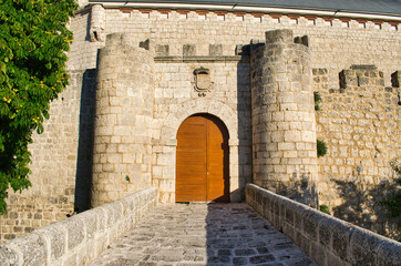 Entrada fortificada al castillo de Simancas, Valladolid
