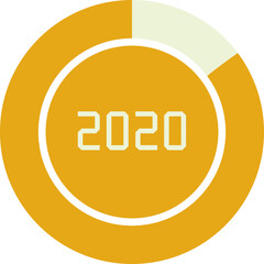 2020.Counting of time reaching a New Year