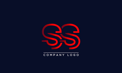 Creative letters SS Logo Design Vector Template. Initial Letters SS Logo Design	