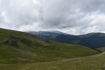 mountain landscape in the summer