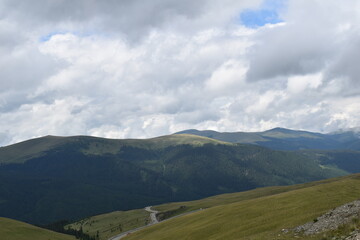 Fototapeta premium mountain landscape with clouds