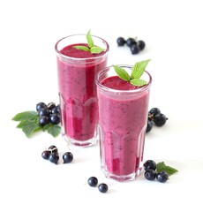 berry smoothie with blueberries