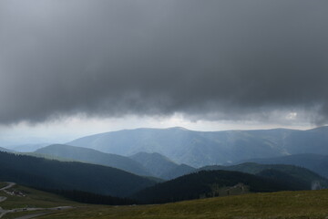 fog in the mountains