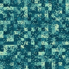 Seamless urban camouflage pattern. The pixel pattern in the foreground