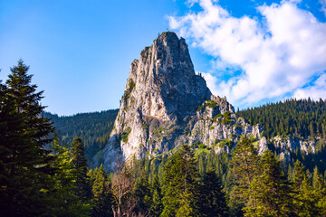 The Mountains Peak Of The Altar Of Bicaz Canyon.
