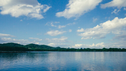 Landscape of West Lake in Hangzhou, China