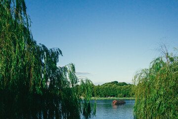 Obraz premium Landscape of West Lake scenic area in Hangzhou, China