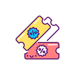 Formation of proposals line color icon. Event management. Sign for web page, mobile app, button, logo. Vector isolated element. Editable stroke