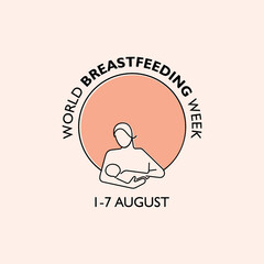 Concept of World Breast feeding Week observed in first week of August Month