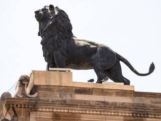 Monumento Leon, arco de la calzada en Leon Guanajuato.