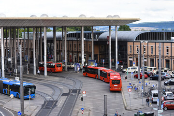 view of the Kassel train station