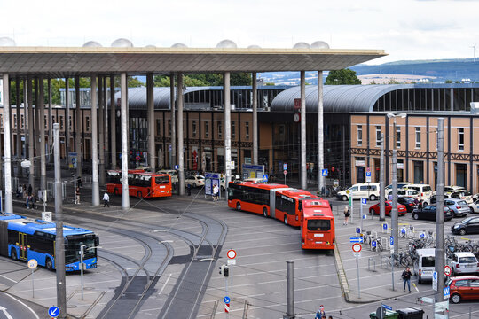 view of the Kassel train station